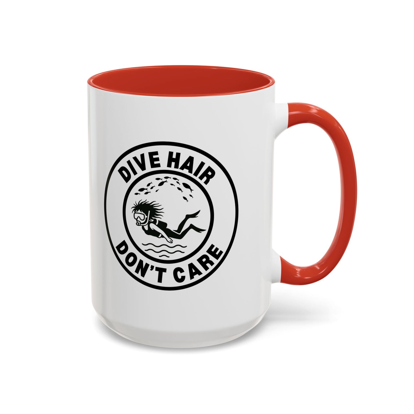 Dive Hair Don't Care | 11oz Ceramic Coffee Mug