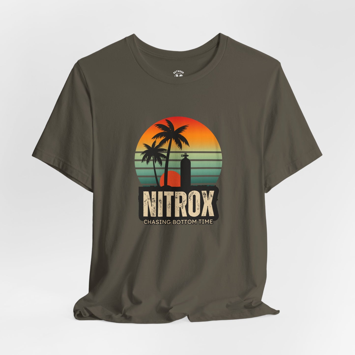 Nitrox. Chasing Bottom Time | Unisex Scuba Diving T-Shirt