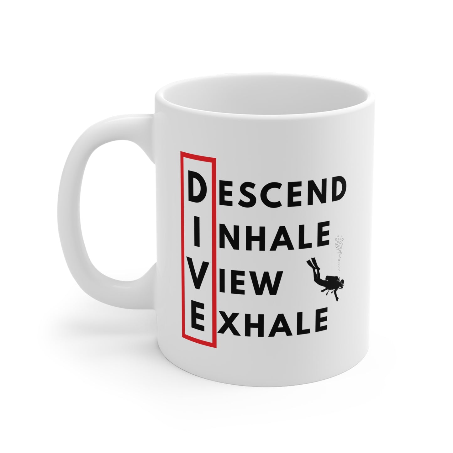 Scuba D.I.V.E. | 11oz Ceramic Coffee Cup