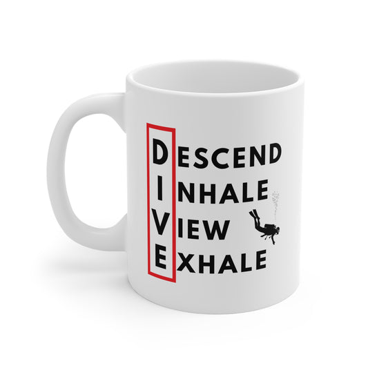Scuba D.I.V.E. | 11oz Ceramic Coffee Cup