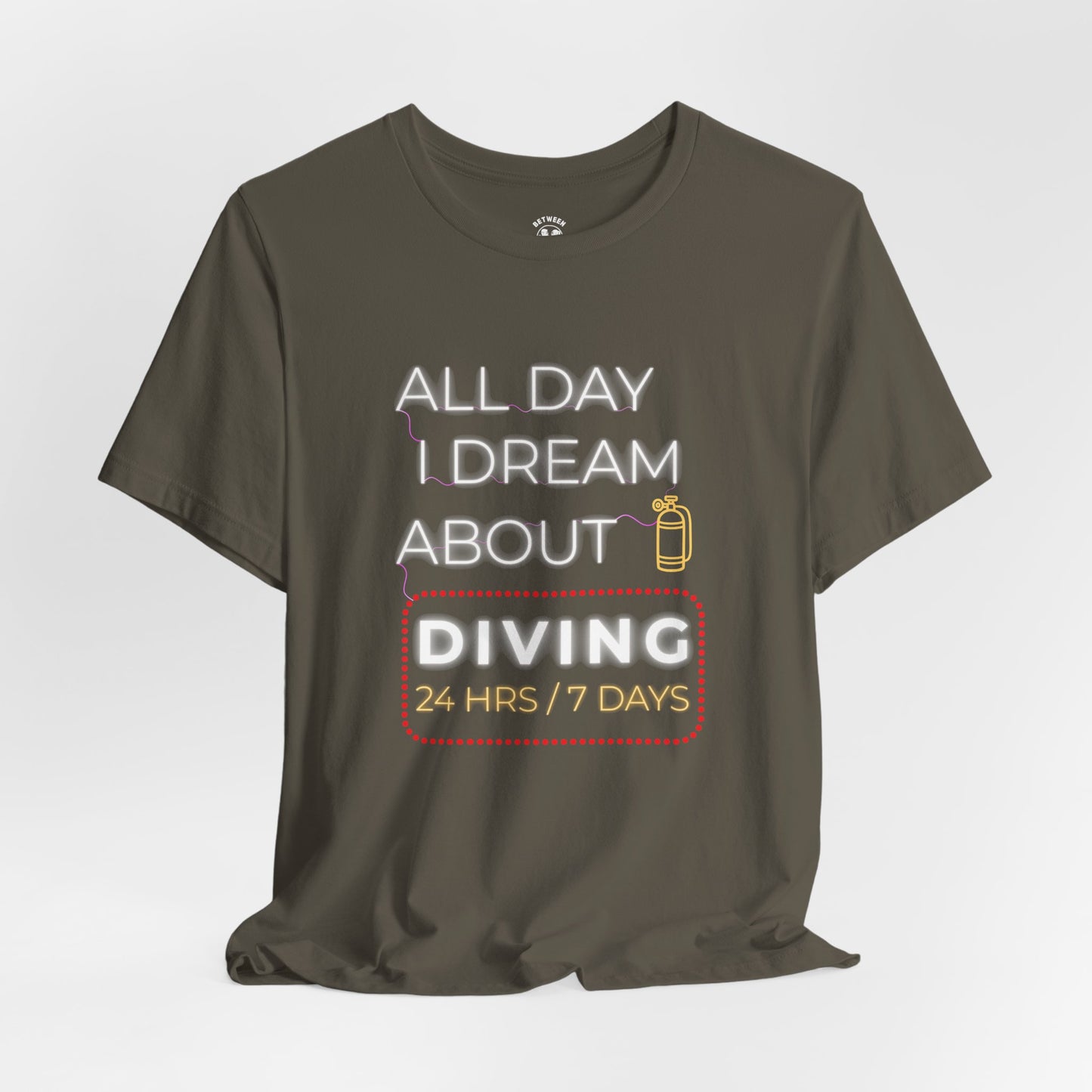 All Day I Dream About Diving | Unisex Scuba Diving Funny T-Shirt