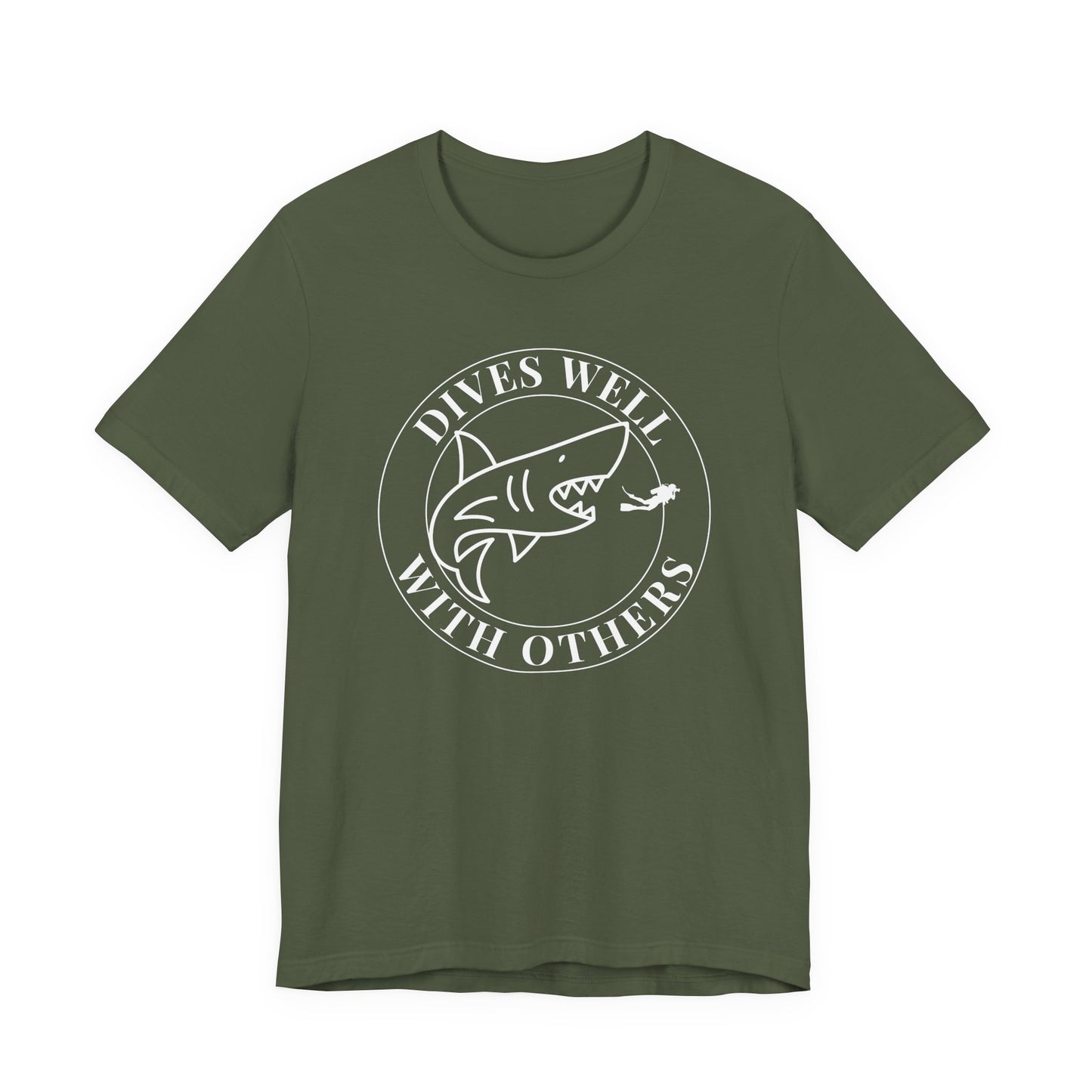 Dives Well With Others | Unisex Scuba Diving T-shirt