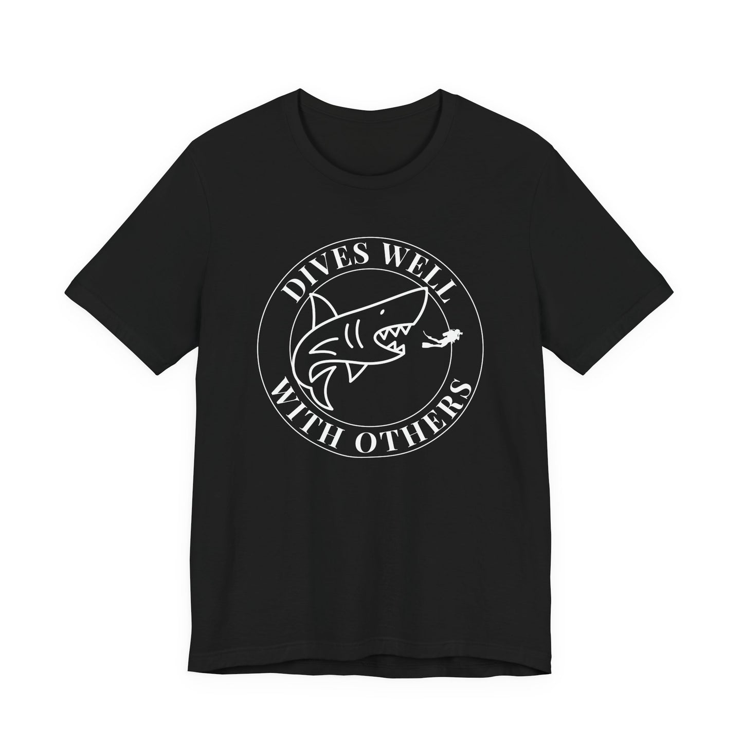 Dives Well With Others | Unisex Scuba Diving T-shirt