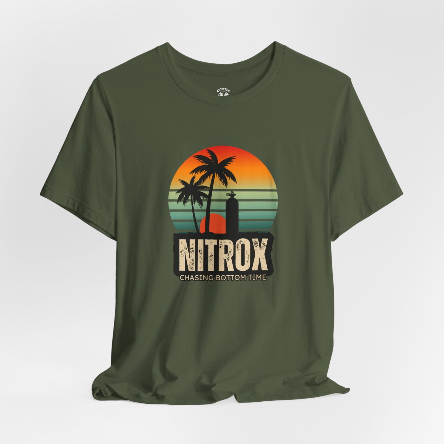 Nitrox. Chasing Bottom Time | Unisex Scuba Diving T-Shirt