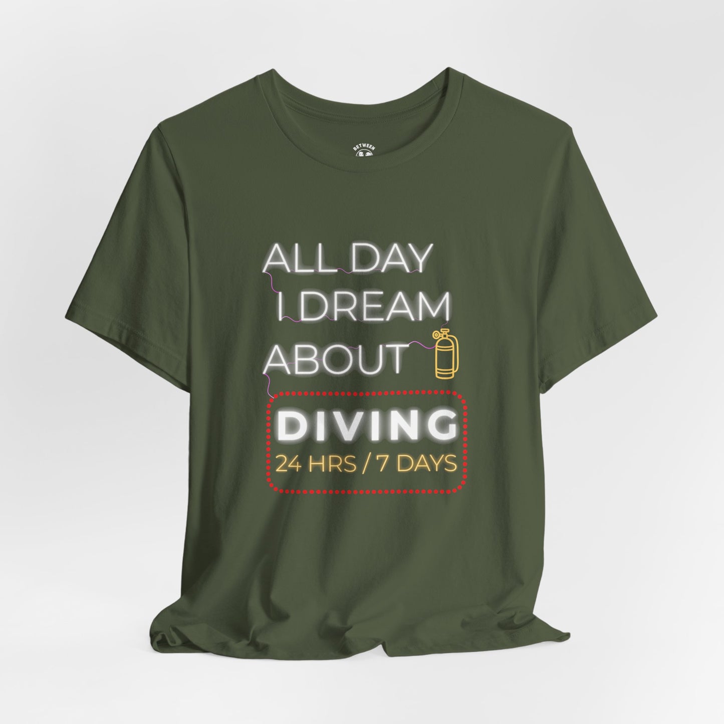 All Day I Dream About Diving | Unisex Scuba Diving Funny T-Shirt