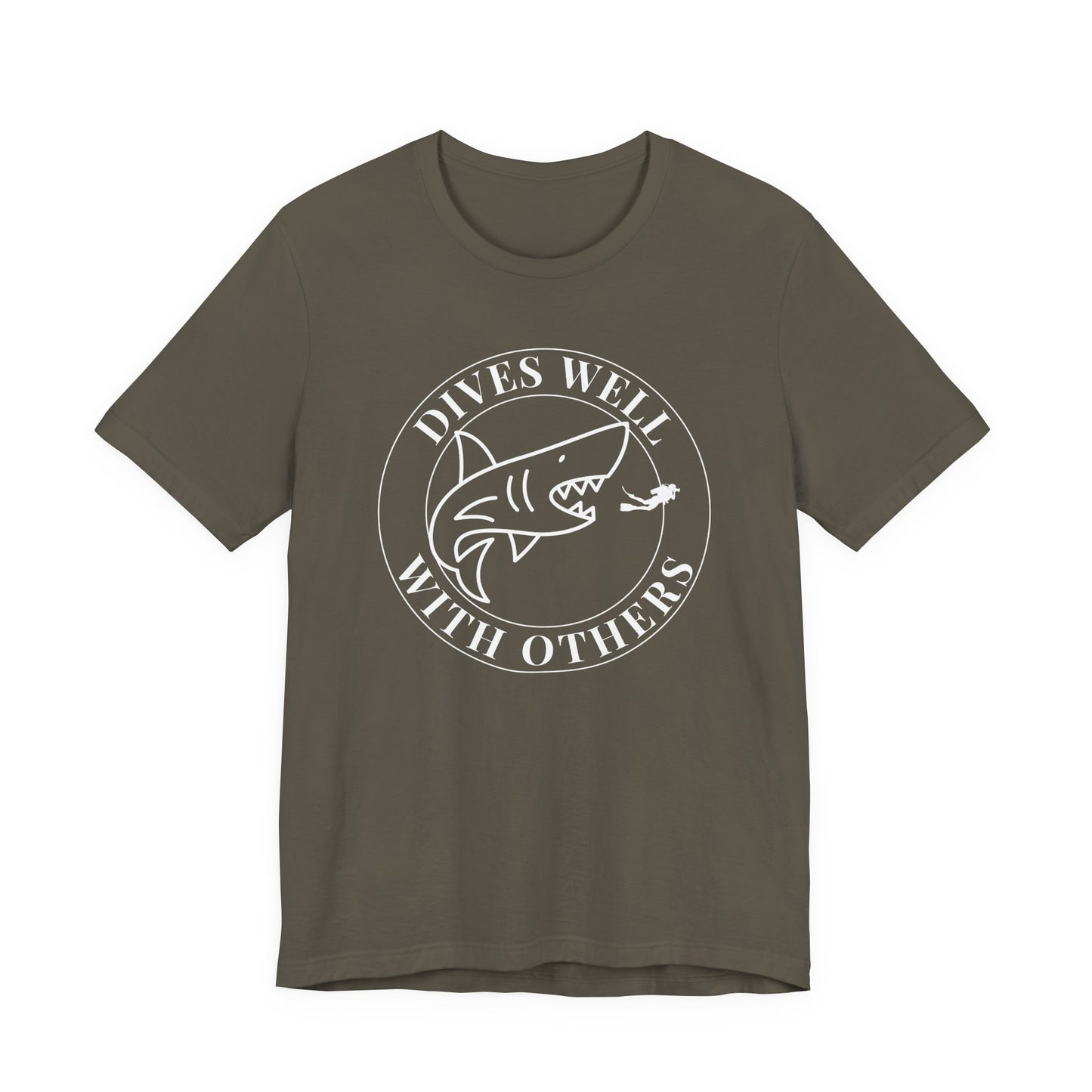 Dives Well With Others | Unisex Scuba Diving T-shirt