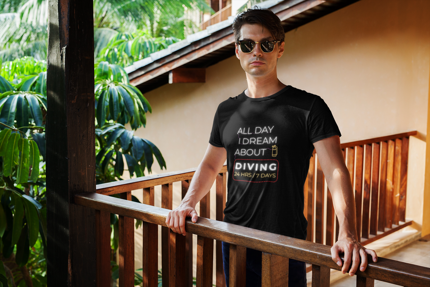 All Day I Dream About Diving | Unisex Scuba Diving Funny T-Shirt